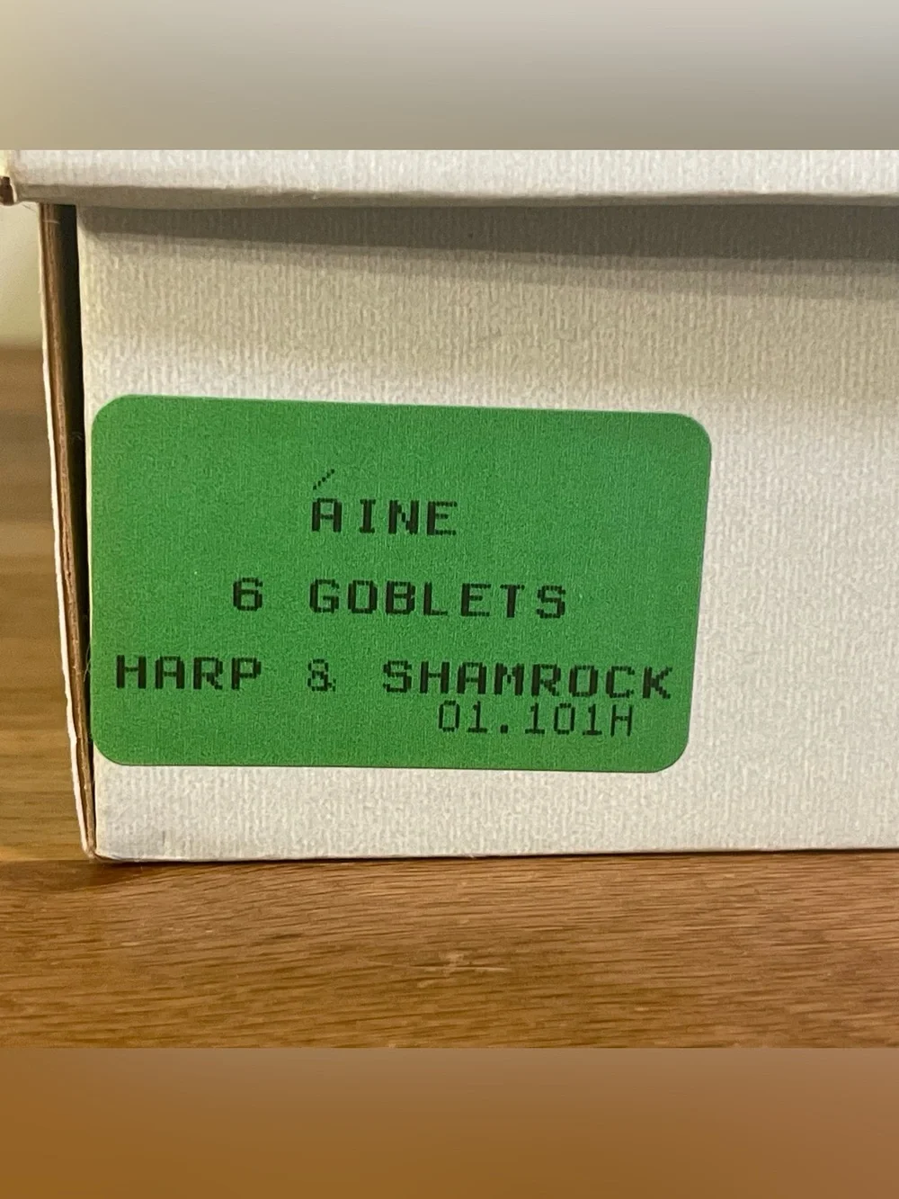 NEW Duiske Irish Handcut Glass “Aine” Goblets